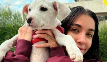 El gesto solidario de María Becerra tras las inundaciones en Campana: rescató perritos y donó ayuda para las familias afectadas