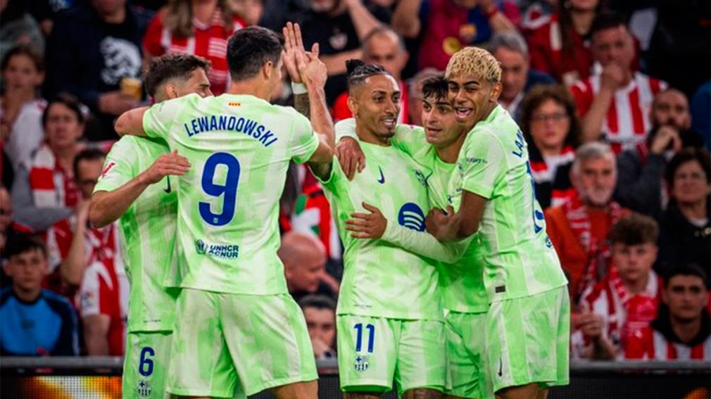Barcelona cerró el torneo con una goleada ante Athletic Bilbao en el San Mamés