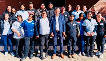 Operativo sanitario en Garza para acompañar a los peregrinos rumbo a Mailín
