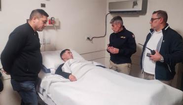 Conductor quiso evadir control de alcoholemia y arrastró a un policía