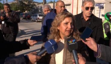 La intendente Fuentes habilitó un nuevo tramo de pavimento sobre avenida Colón