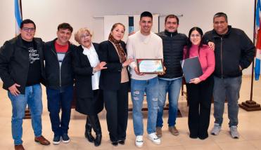 Declaran ciudadano destacado en el ámbito deportivo al jugador Fernando Juárez de Platense