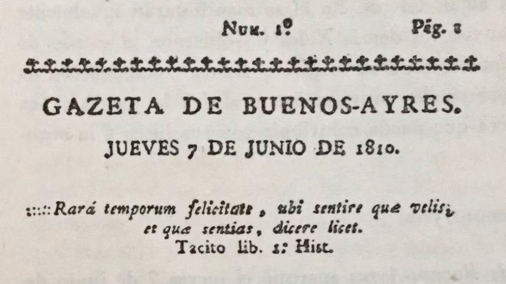 Día del Periodista: la primera vez de la Gazeta de Buenos Aires