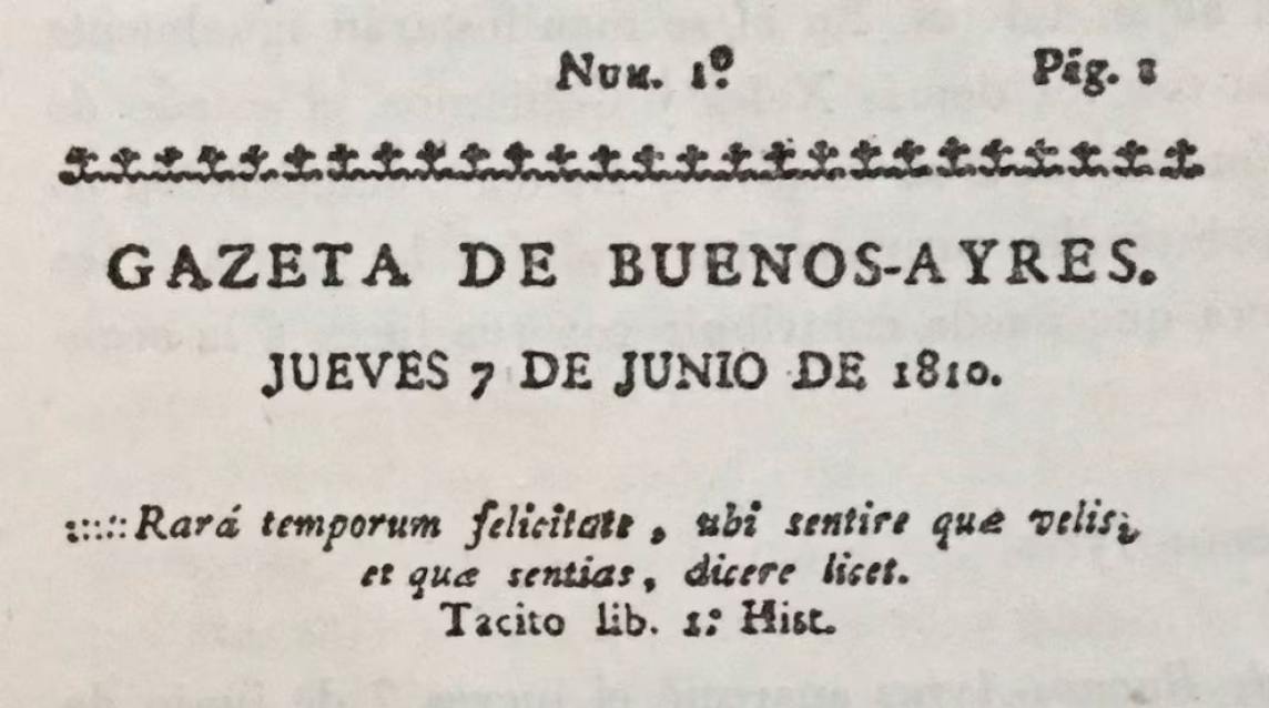 Día del Periodista: la primera vez de la Gazeta de Buenos Aires