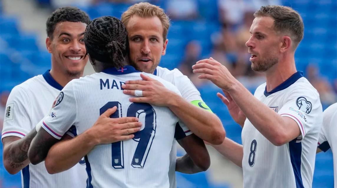  Eliminatorias europeas: Inglaterra le ganó a Andorra y sigue a paso firme rumbo al Mundial