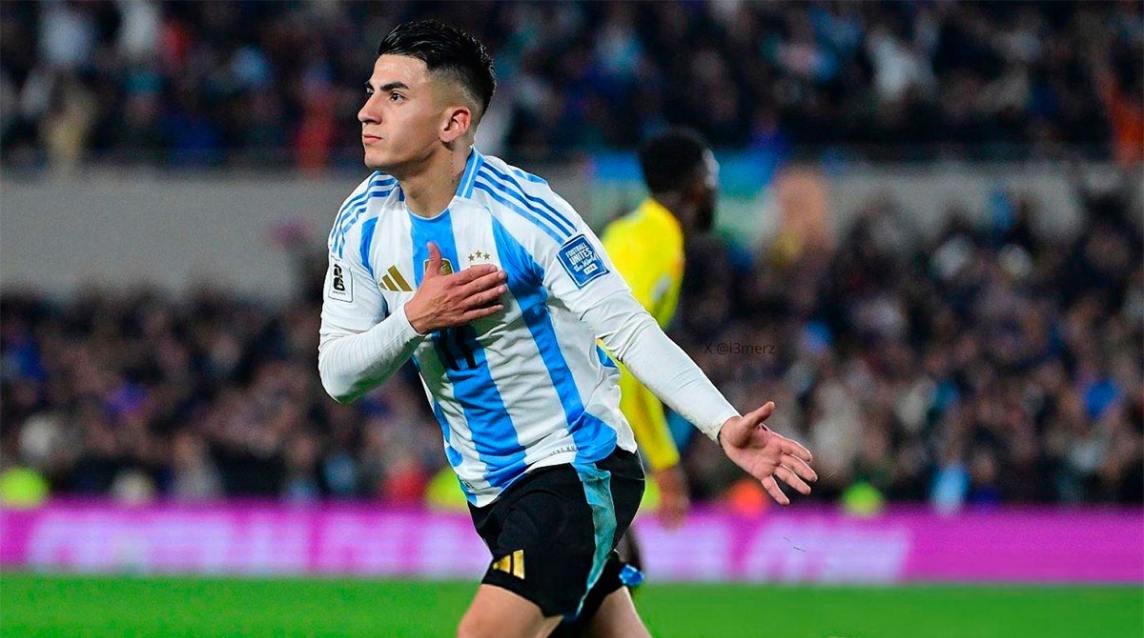 Video: Thiago Almada salvó a Argentina con un gol agónico ante Colombia