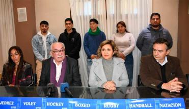 La intendente Fuentes y el secretario de Deportes de la provincia presentaron las Olimpíadas de la Juventud 2025