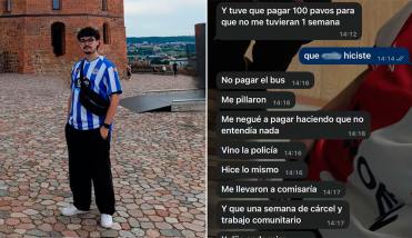 Intentó colarse en un colectivo en Eslovaquia y lo deportaron: la insólita charla con su amigo se hizo viral