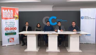 Importante convenio entre Tarjeta Sol y la Cámara de Comercio para sus asociados