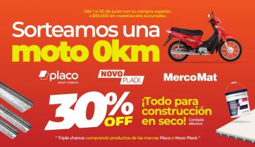 Junio especial en Mercomat: sortea una moto entre todos sus clientes