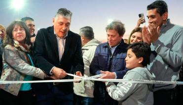 Roger Nediani inauguró el derivador vehicular de Av. Belgrano y Paul Harris