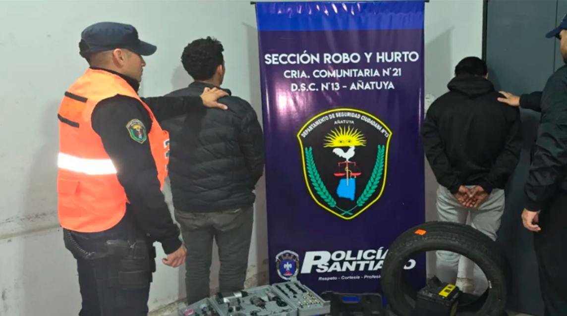 Detuvieron a dos hombres y recuperaron elementos robados valuados en $3 millones