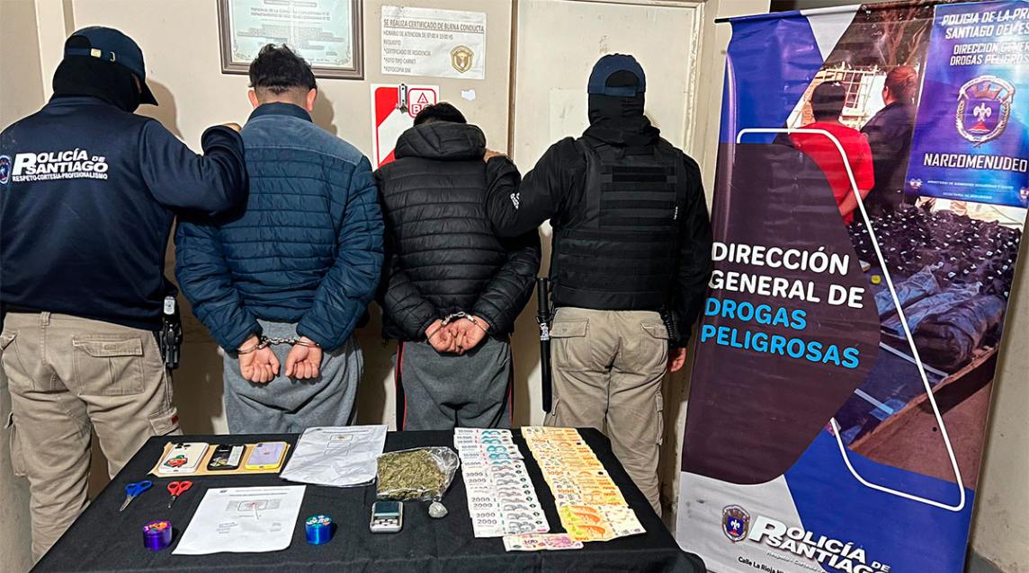 Golpe al narcomenudeo: dos detenidos y droga secuestrada en allanamientos en Nueva Esperanza