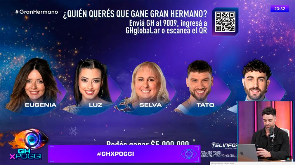 Gran Hermano: los 5 mejores están en placa positiva rumbo a la gran final