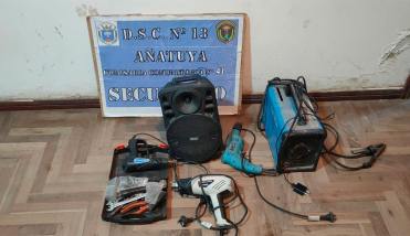 Robo en taller mecánico de ruta 92: dos hermanos arrestados y herramientas recuperadas