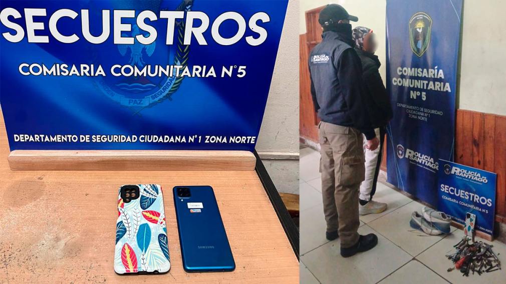 La policía recuperó un celular y detuvo a un sospechoso por robo