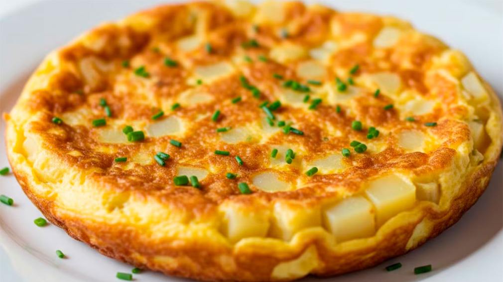 Cómo hacer una tortilla de papas perfecta y sin sartén: la receta paso a paso