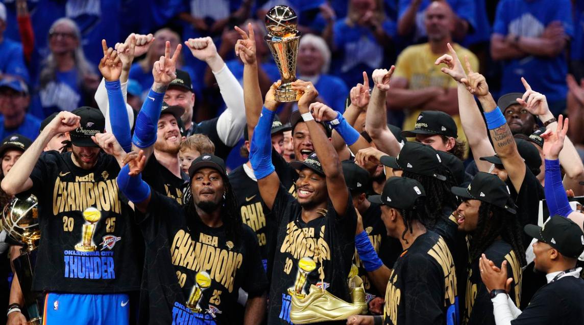 Oklahoma City Thunder le ganó a Indiana Pacers y se consagró campeón de la NBA