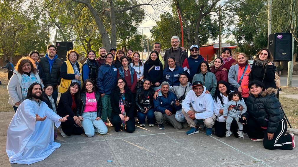 Importante actividad en el barrio Huaico Hondo para concientizar sobre el uso indebido de drogas