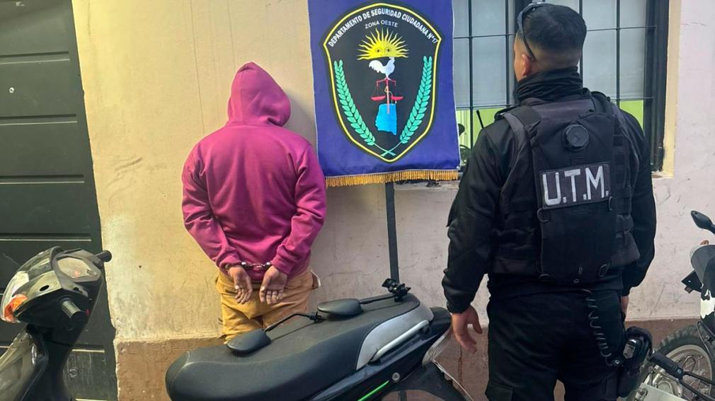 Recuperaron una moto robada en Santa Teresita y detuvieron a un joven de 20 años