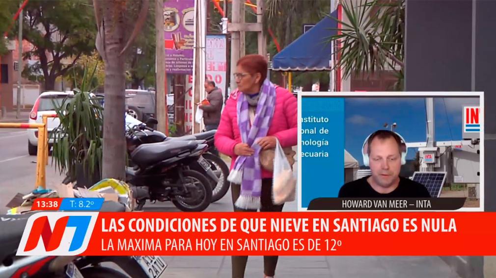 Howard Van Meer, del INTA: “Nunca hay que decir nunca, pero las nevadas en Santiago son prácticamente imposibles”