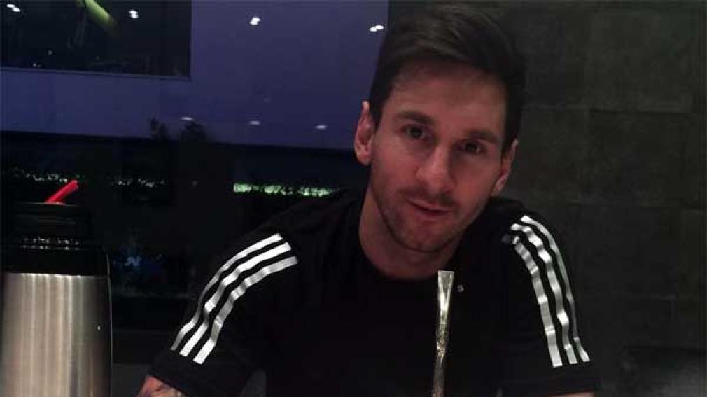 Messi no pierde las costumbres argentinas: mate y dulce de leche