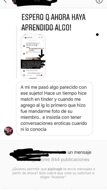 El chat de Noelia Marzol con su atrevido seguidor