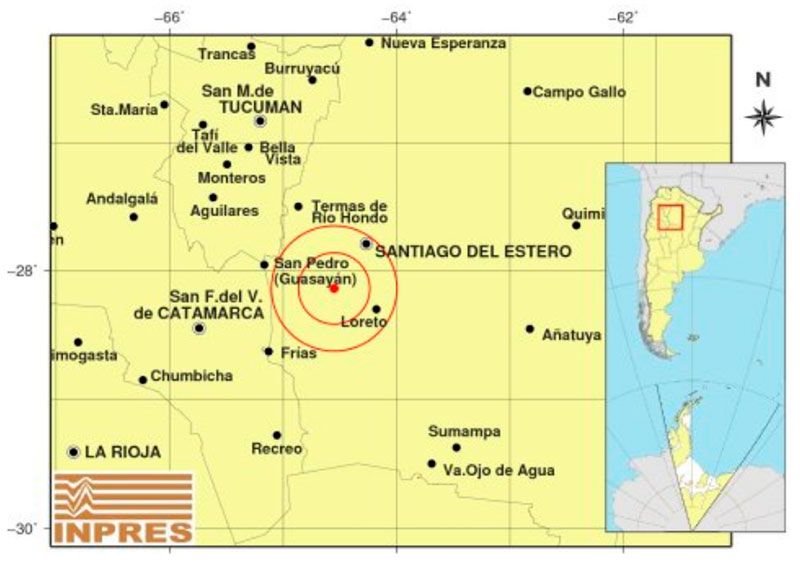 Un fuerte temblor se sintió en Santiago del Estero ...