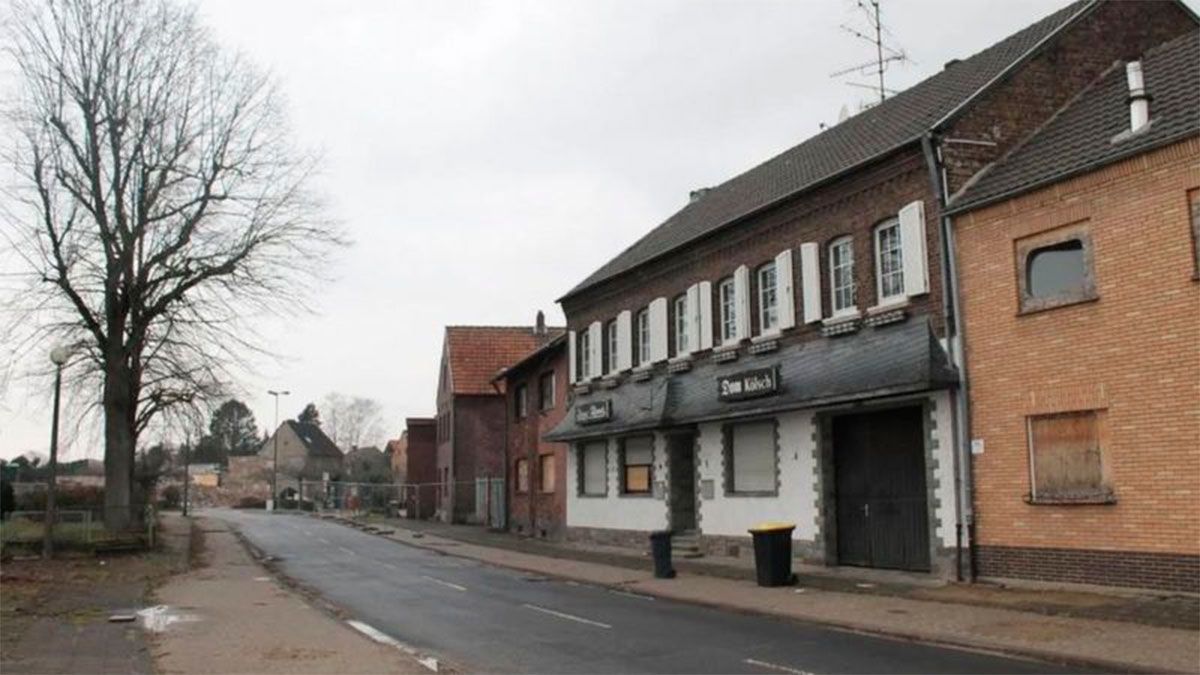 Una de las decenas de ciudades abandonadas 