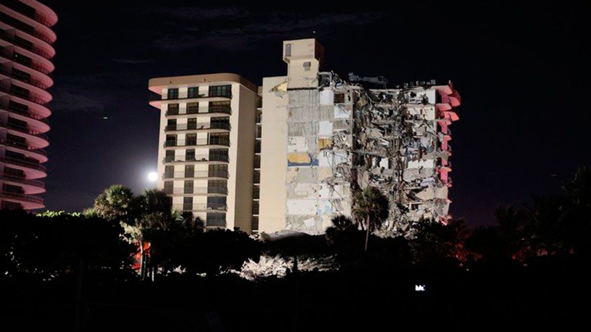 derrumbe de edificio en Miami 