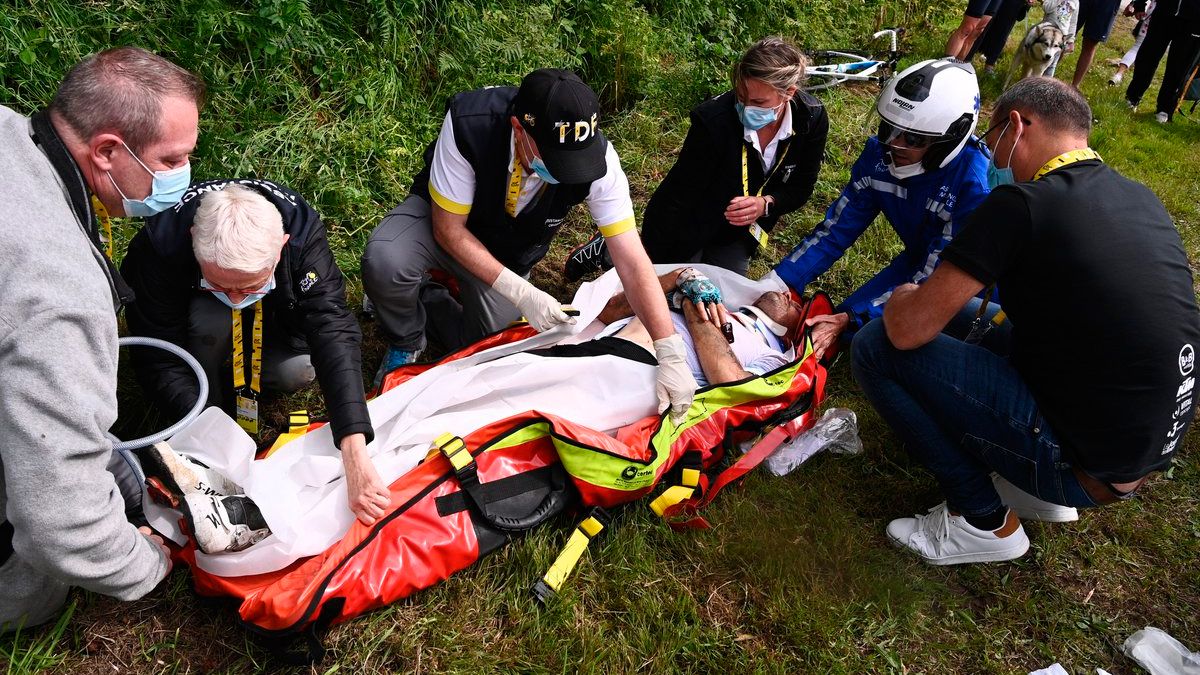  Lemoine debió ser evacuado del lugar con mucho cuidado 