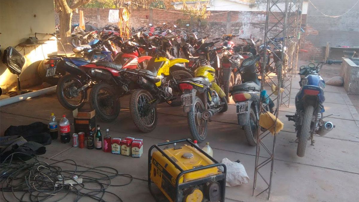 Motos secuestradas 