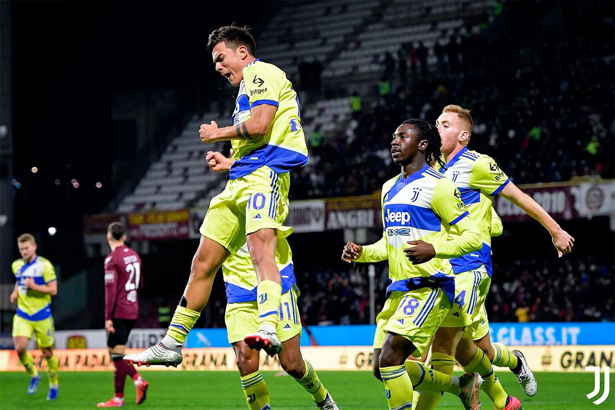 Juventus Con Un Gol De Dybala Derrotó De Visitante A Salernitana