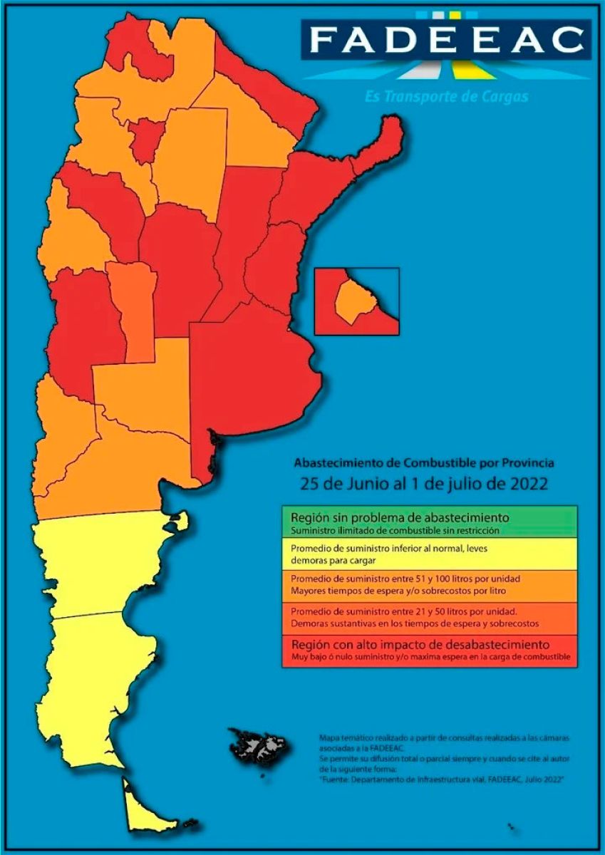 Mapa gasoil 