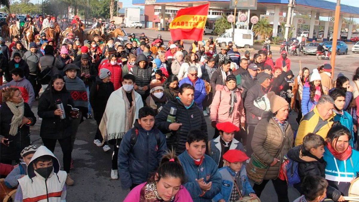 Marcha de los Bombos. 