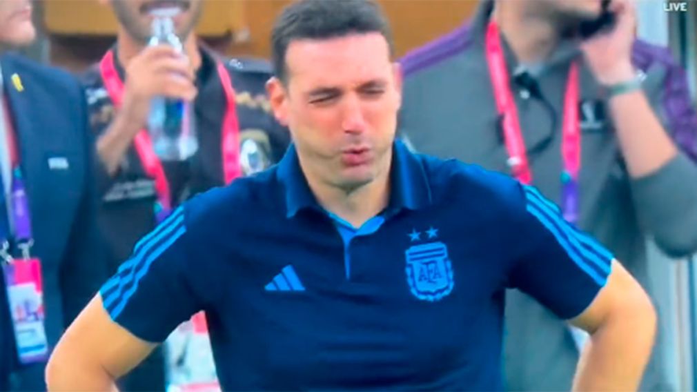 El Llanto De Lionel Scaloni Tras La Obtención De La Copa Del Mundo De