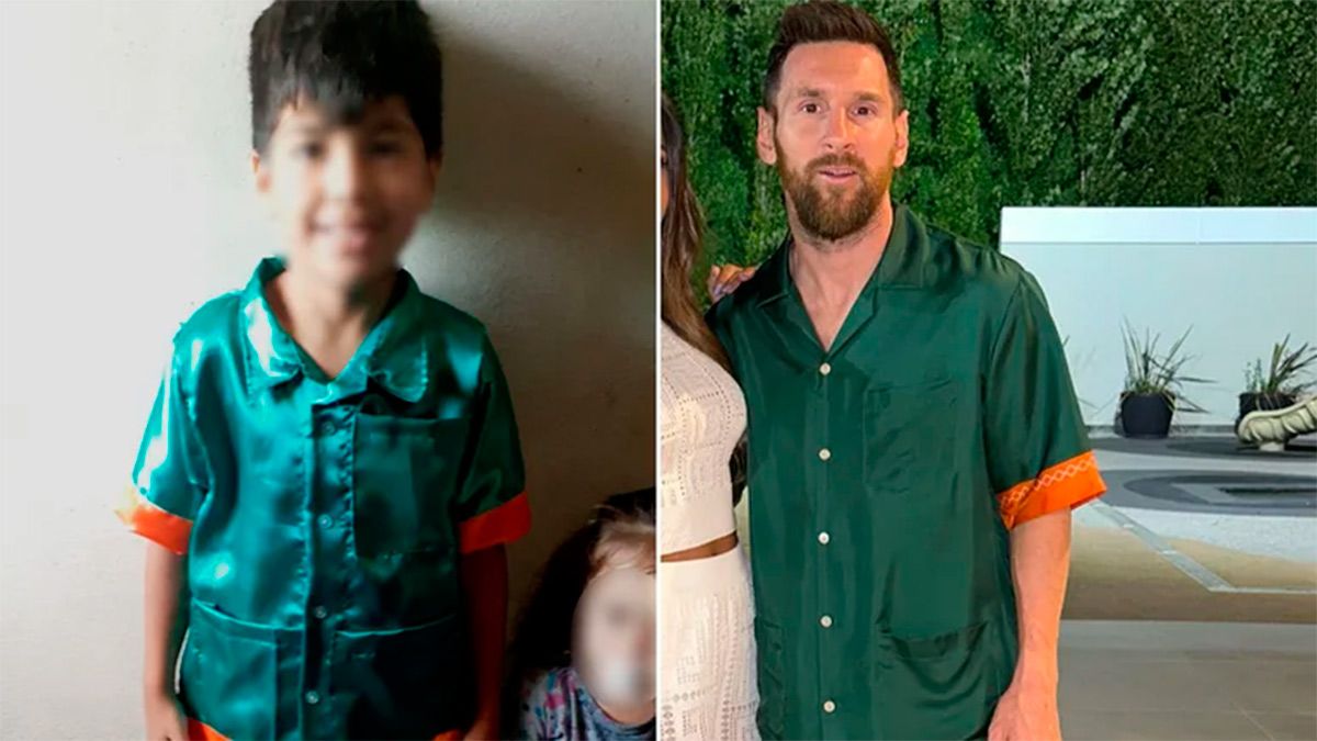 Una Modista Hizo Una Réplica Del Look Que Messi Usó En Año Nuevo Para Su Nieto Y No Para De 2678