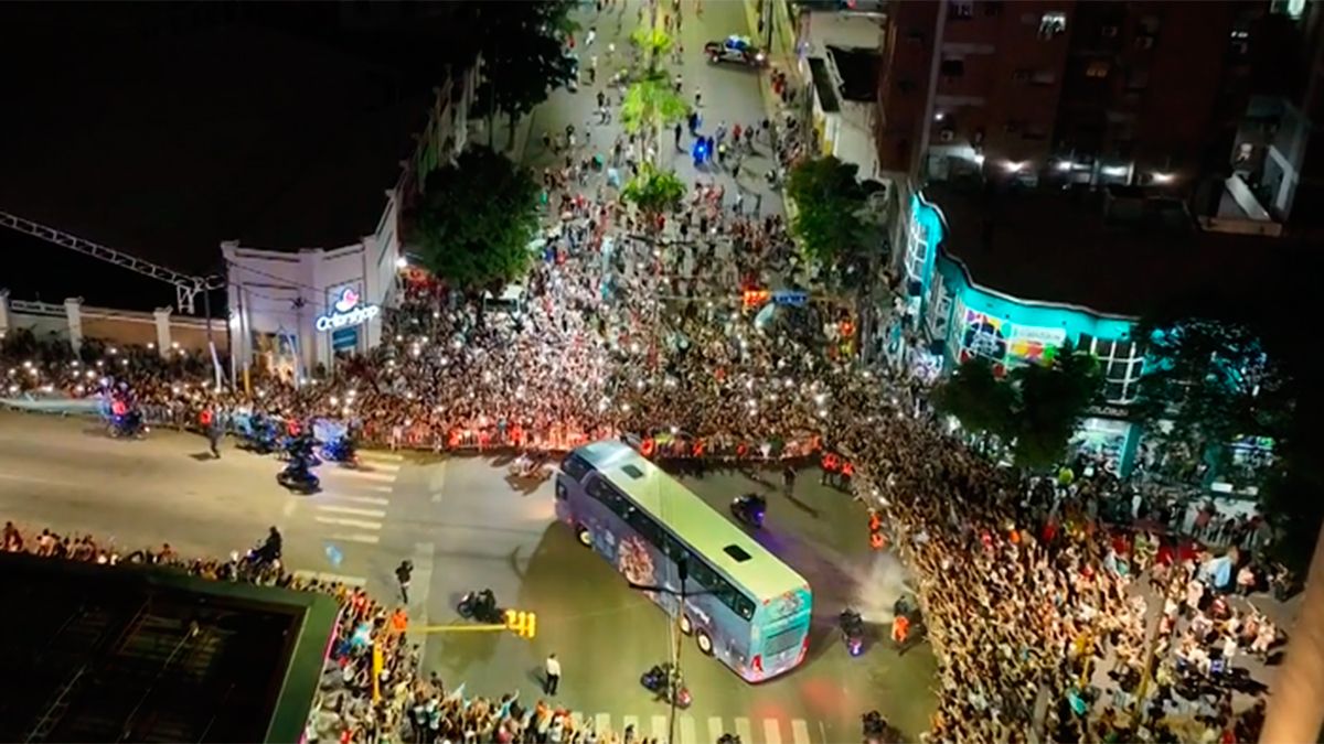 La Selección llegó el lunes por la noche a Santiago del Estero. 