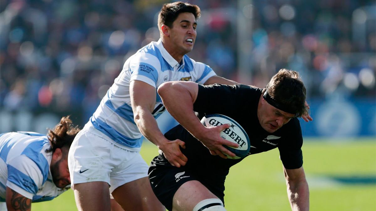 Los Pumas No Pudieron Con El Poderío De Los All Blacks Y Cayeron En Su Debut En El Rugby 