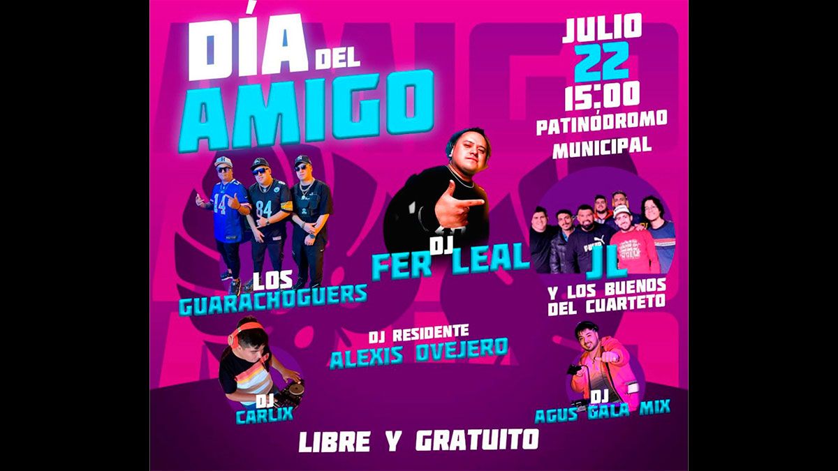 La Municipalidad de La Banda realizará el Festival “Día del Amigo” en