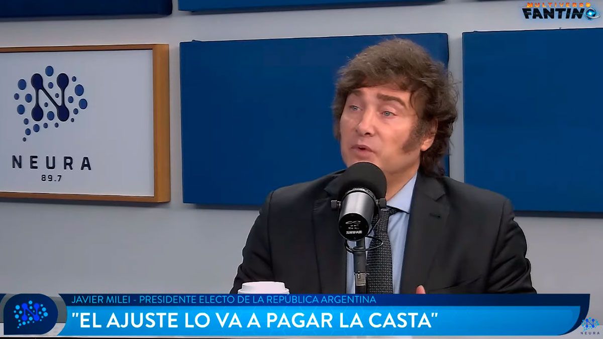 Javier Milei: “El Ajuste Lo Va A Pagar La Política Y Sus Socios, No La ...