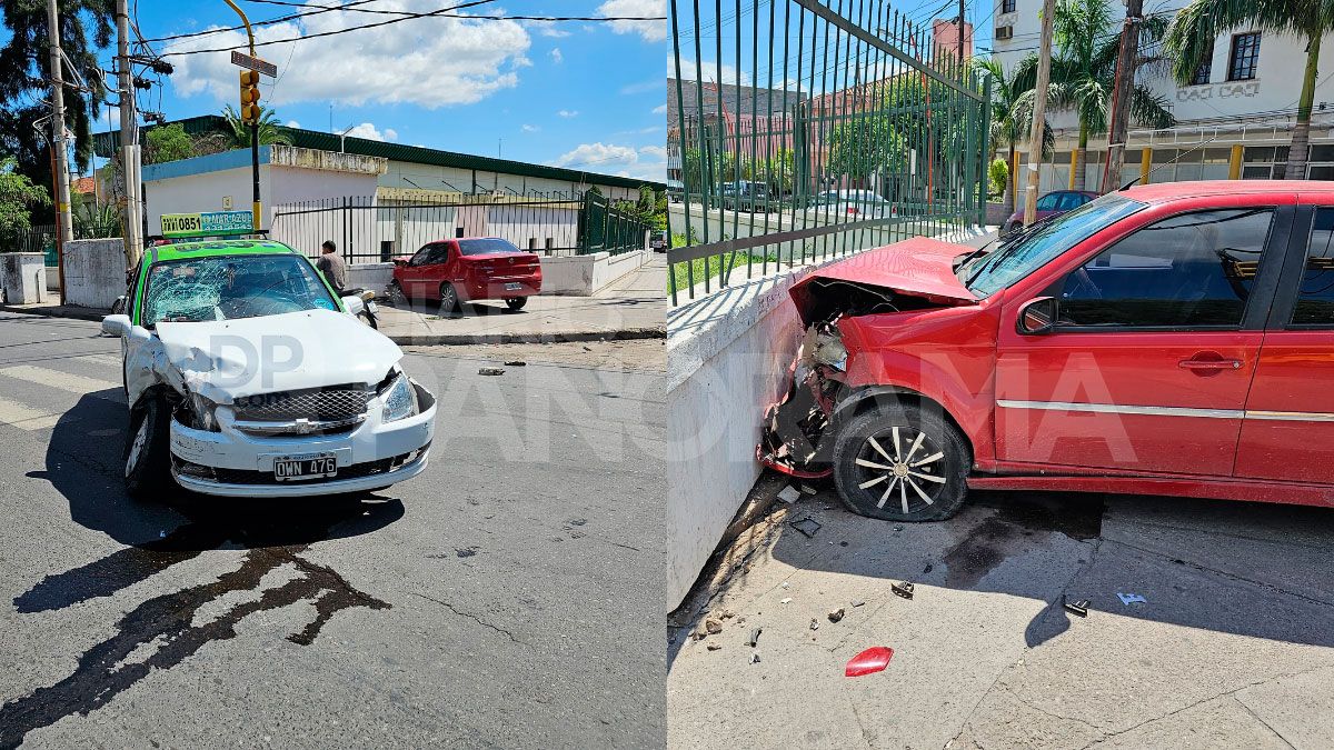 Violento Accidente Frente Al Hospital Regional Terminó Con Dos Heridos Y Graves Daños Materiales 6362