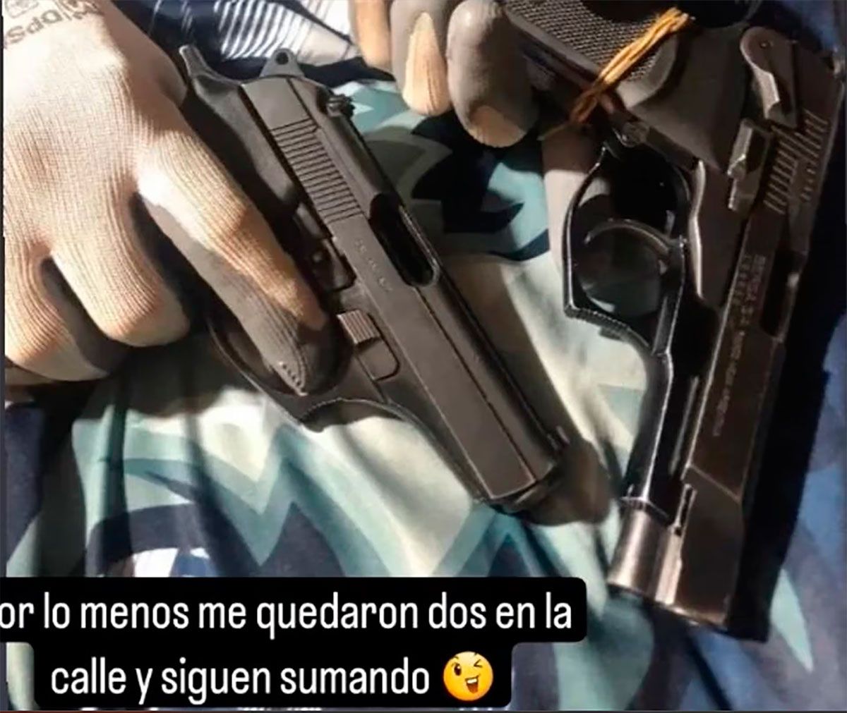 Armas de los hermanos Monzón 