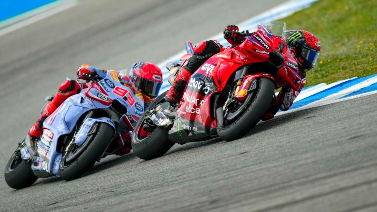 MotoGP: Pecco Bagnaia Festejó En Jerez De La Frontera Tras Un Gran Mano ...