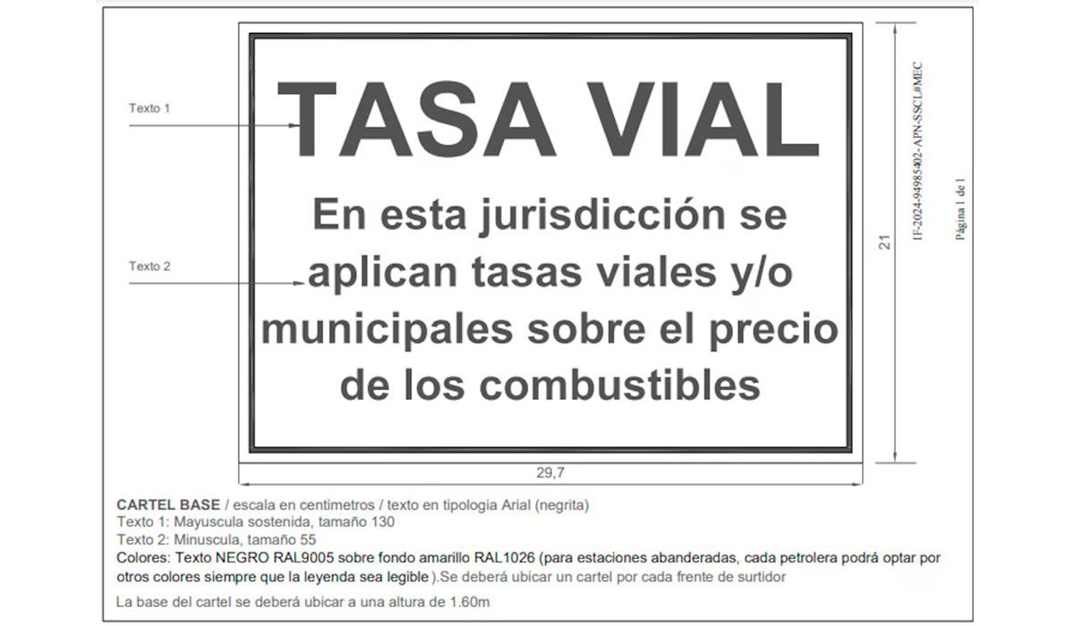 Tasa Vial 