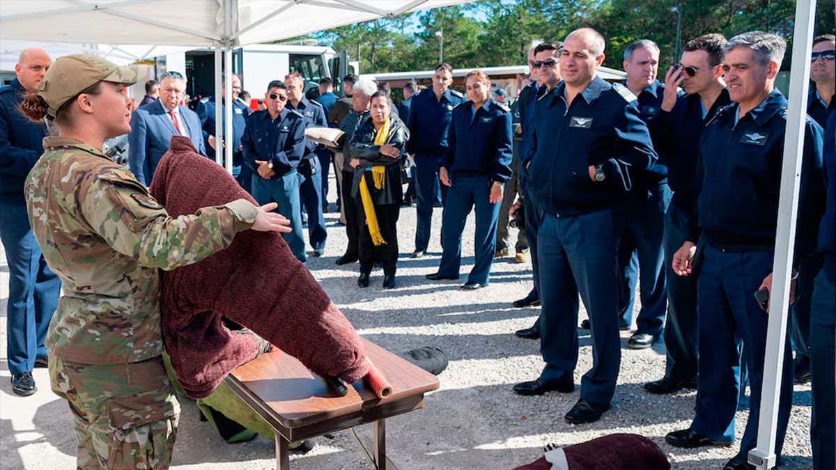 Capacitación a cadetes argentinos 