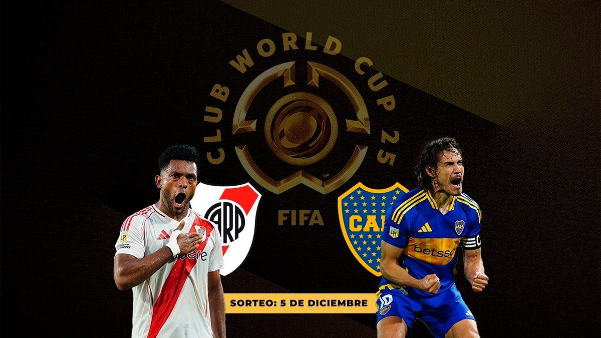 Se sortea el Mundial de Clubes 2025 con River y Boca como protagonistas