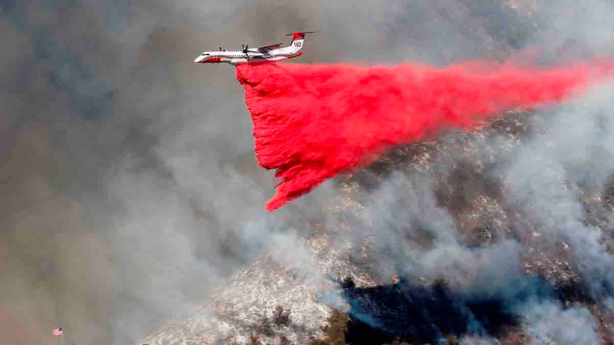 Así funciona el polvo rosado usado para combatir incendios - Diario  Panorama Movil