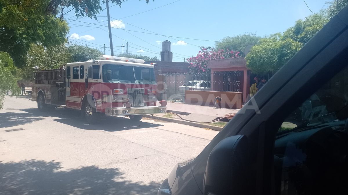 Incendio en el barrio Rivadavia 
