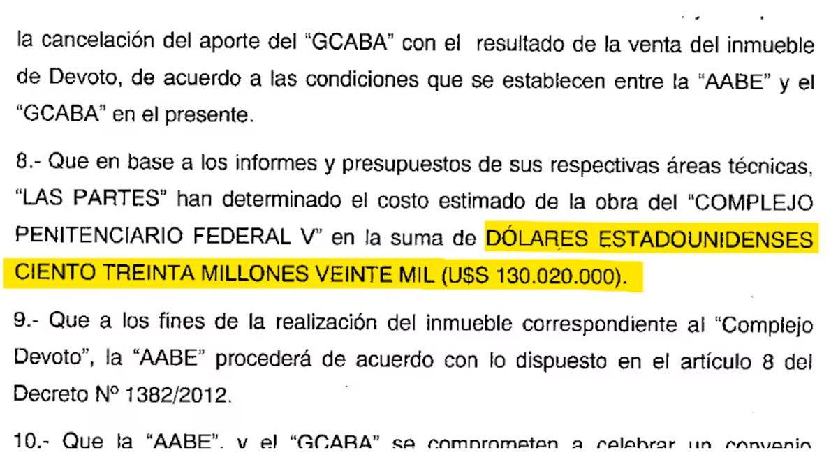 Acuerdo para construcción 